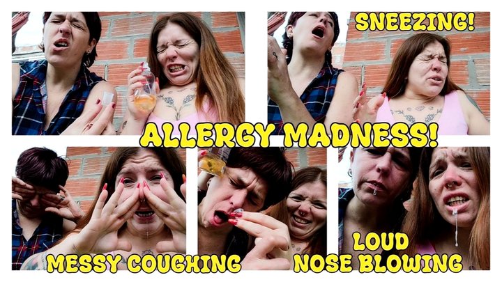 MESSY ALLERGY MADNESS OUTDOOR!