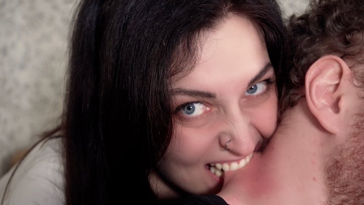 BITING PUNISHMENT: YOU LIED TO ME, SO YOU BECOME MY BITING SLAVE! (4K AlwaysSumm