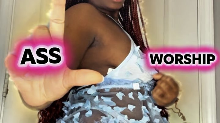 You’re obsessed with ebony ass worship
