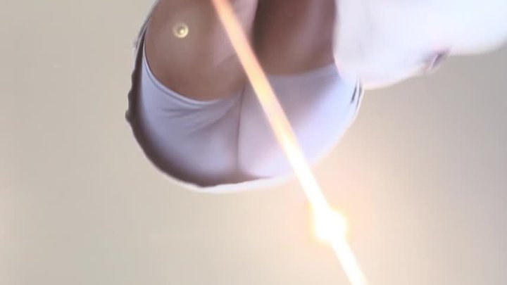 White Sock Soles Stepping Over Your Face