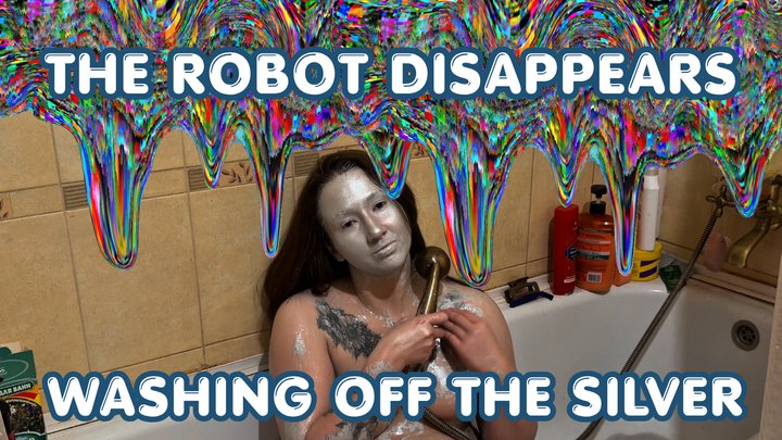 Robot Deactivation Shower – Washing Off Silver Body Paint & Transformation Endin