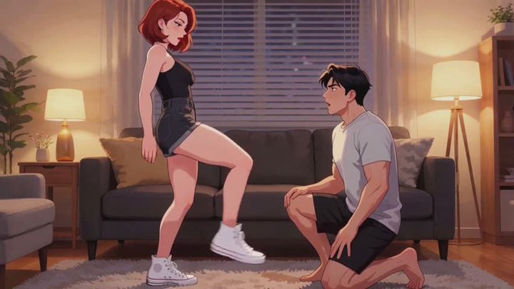 Ballbusting Stories #20B: White Converse and Blushing Pride (Animated)