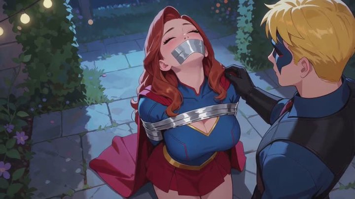 Bondage Stories #160B: Tape and Surrender Under the Stars (Animated)