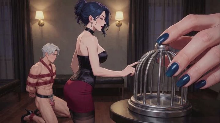 Chastity Stories #20B: Locked in Silk and Steel (Animated)