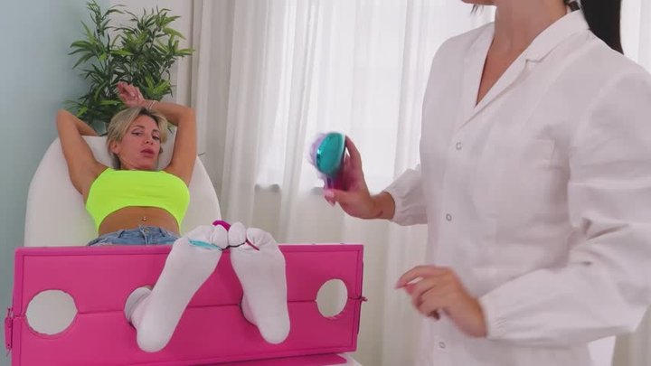 The ultimate socked feet tickle test ( 1 PART )