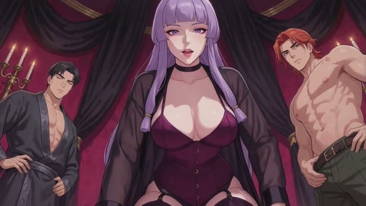 Jerk Off Instruction Stories #1B: Countdown of the Lavender Demoness (Animated)