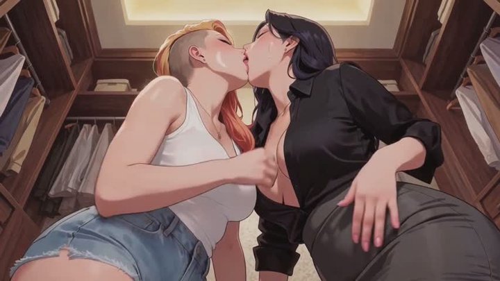 Kissing Stories #2B: Strawberry Blonde Mouth Surrender (Animated)