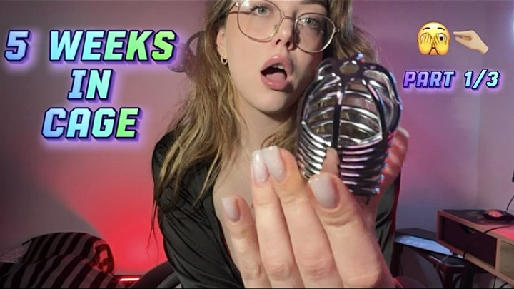 5 WEEKS IN CAGE for real SLAVE