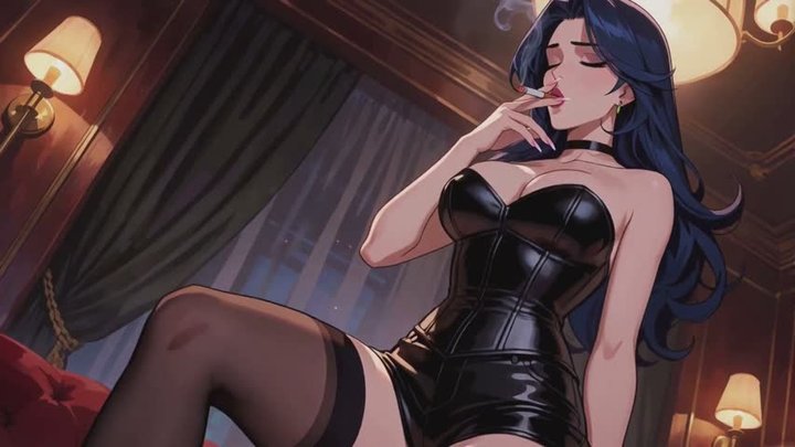 Smoking Stories #19B: Midnight Blue Smoke and Your First Drag (Animated)