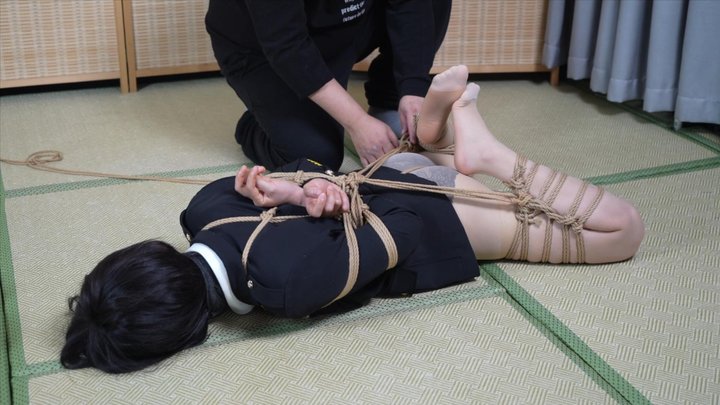 Chinese Girl Zero: Investigator Uniform Captured & Restrained (1080).