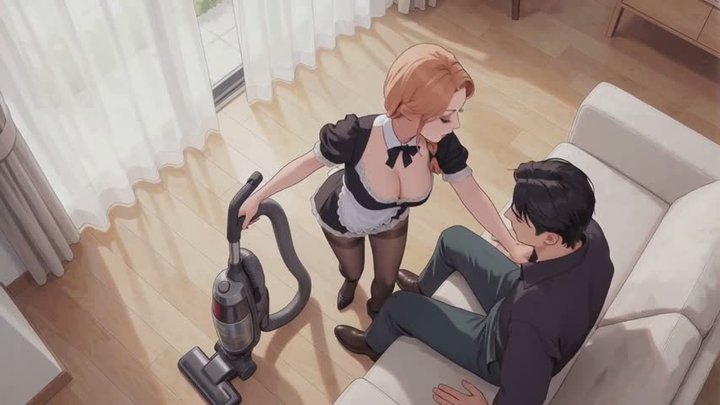 Vacuuming Stories #18B: The Maid Who Made Him Wait (Animated)