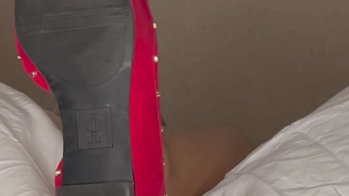 Red Flats Freedom: POV Shoe Play & Foot Tease