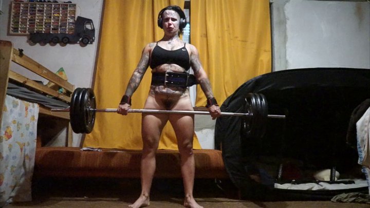 BACK IN THE GAME : MY UNCUT DEADLIFT WORKOUT WITH 100KG WHILE I HUMILIATE YOU (B