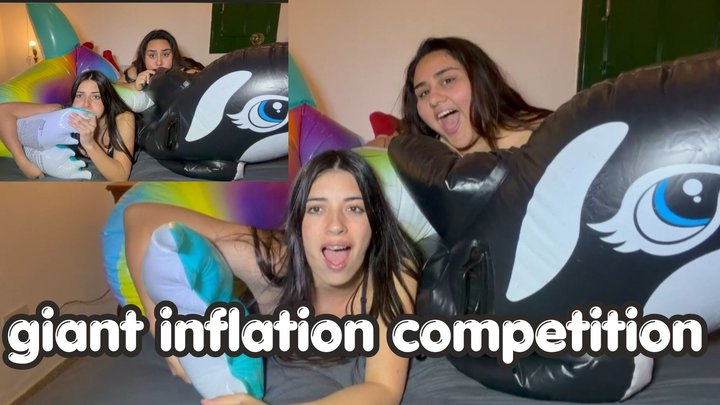 Inflating my giant inflatables with (Tamy) Part 1