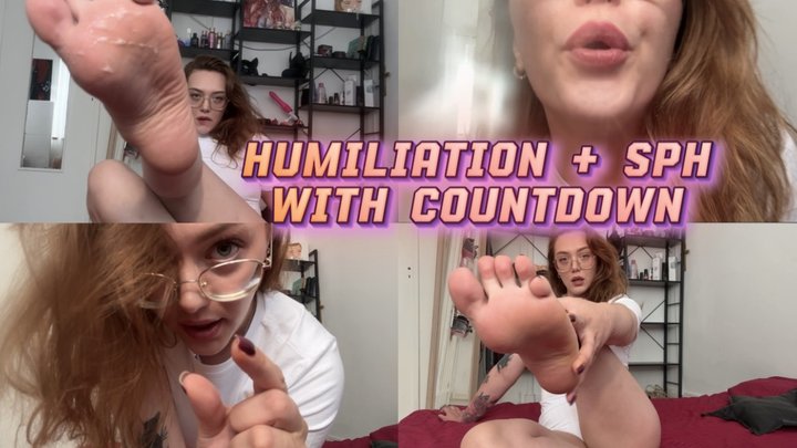 HUMILIATION SESSION | Feet Worship | Spitting | SPH | JOI | COUNTDOWN