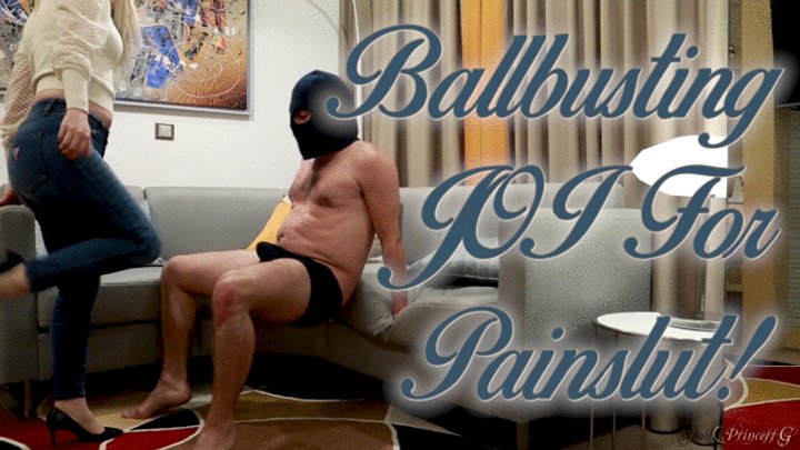 Ballbusting JOI For slave slut