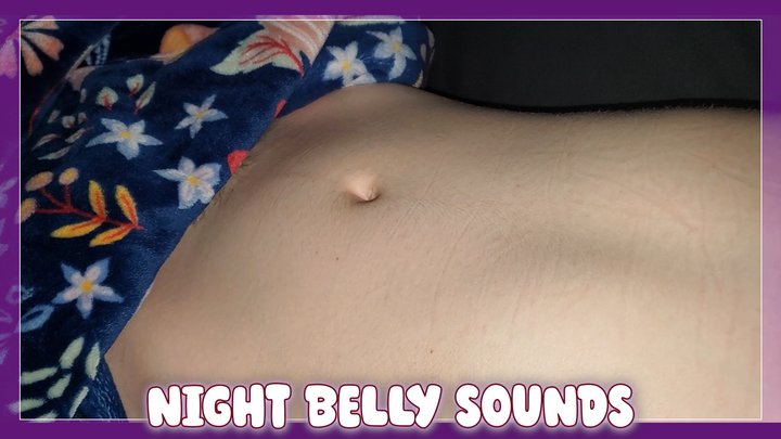 Night Belly Sounds - ASMR of Lunasha's digestive sounds in the middle of the nig