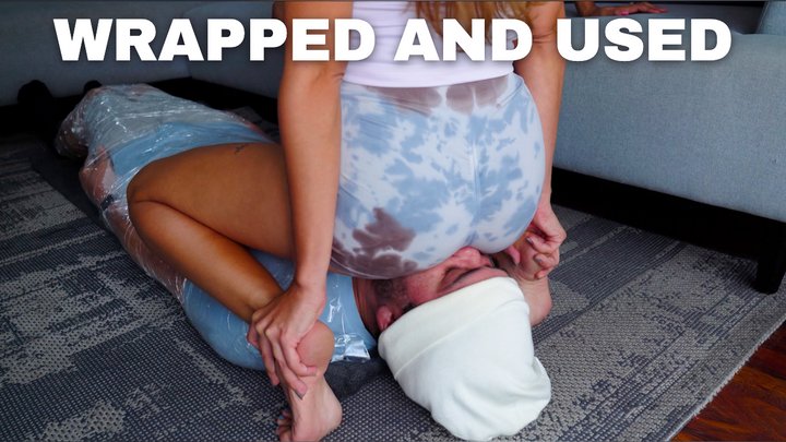 Immobilized Facesitting — My Femsub & I Use This Mummified Loser As Furniture | 