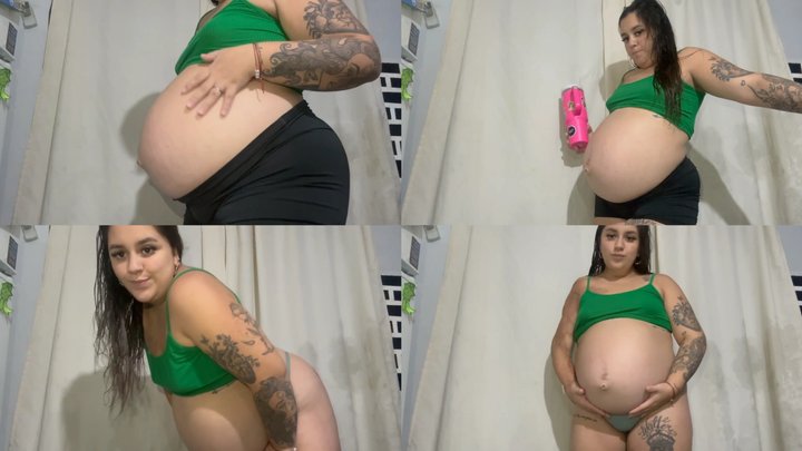Hiccups and a pregnant belly