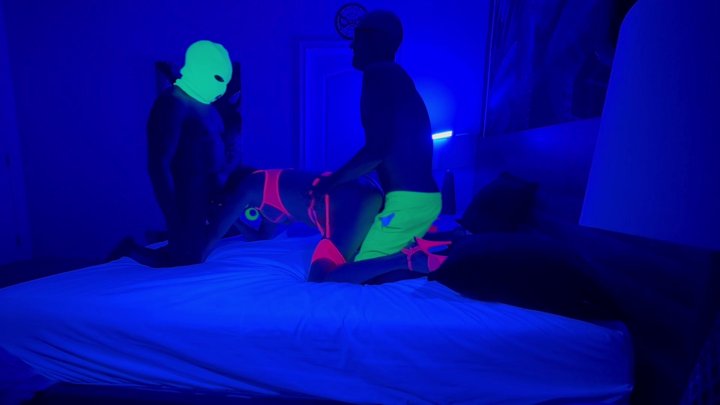 Masked Mylfy's Glow In Dark MFM Party
