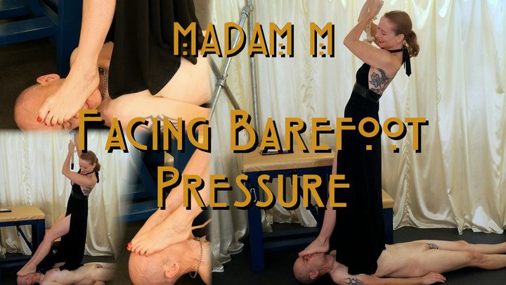 Facing Barefoot Pressure, A submissive becomes a silent human rug in a tradition