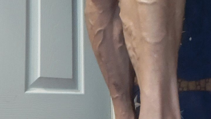 In peek a boo heels