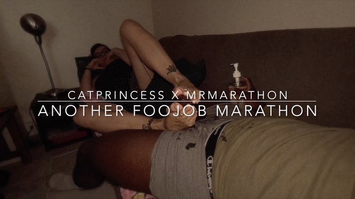 More nuts back to back!! CatPrincess x MrMarathon, sexy size 9 milf feet on bbc,