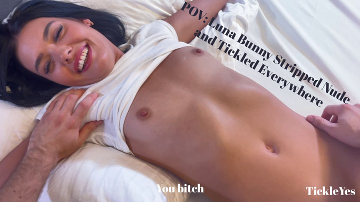 POV: Luna Bunny Stripped Nude and Tickled Everywhere - Full HD