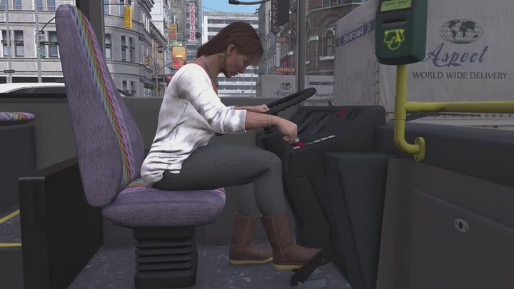 City Bus Cranking Template - Step Mom in Uggs 1080p
