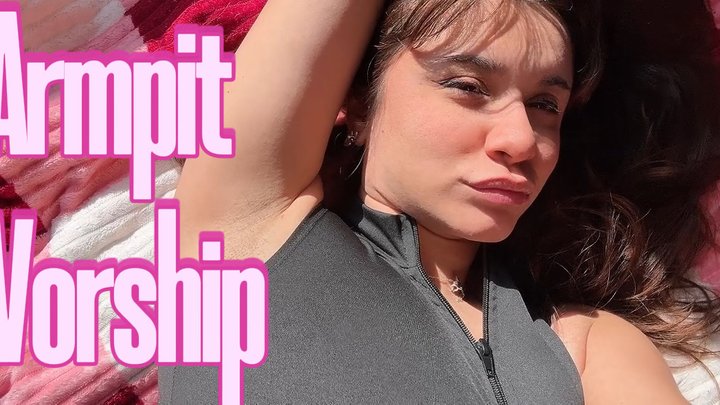 Armpit worship on Sunny morning