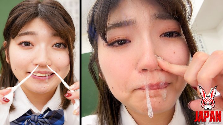 ULTRA STICKY | Haruno Ando’s Snot Covering Your Face | JAPANESE SNOT