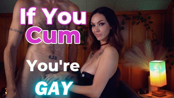 If You Cum You're Gay – The Test Is Simple — Don’t Finish for Alpha Cock