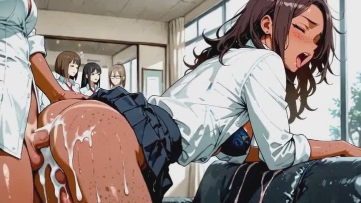 Trans Teachers Give 19YO Sissy Bottoms Their First Anal Lesson | Hentai Part 1