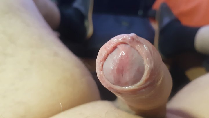 CLOSE UP LOOK AT MY PERINEUM PROSTATE STIMULATION PRECUM & CUMSHOT SHAVED PENIS 