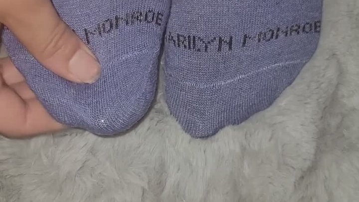 Blue Socks Off | Bare Feet & Sole Reveal