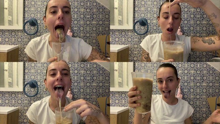 Slow puking after a mukbang