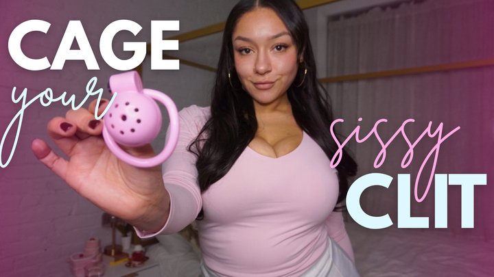 Cage Your Sissy Clit! Sissy Chastity Training Encouragement