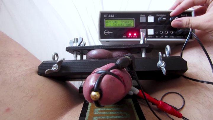 Extreme E-Stim CBT Cumshot Crushing Board Session - EROSTEK ET-312B - Big Thick 