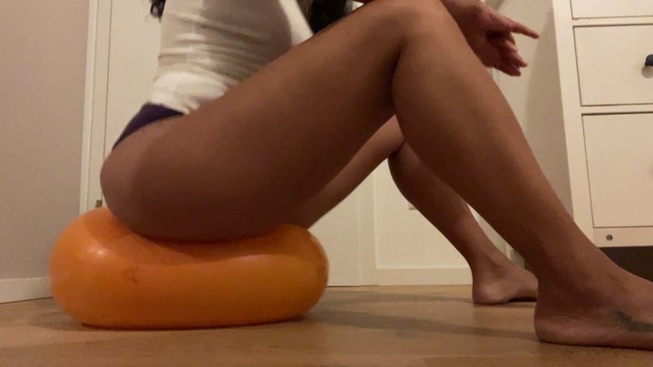 Bouncing super hard on ball bladder