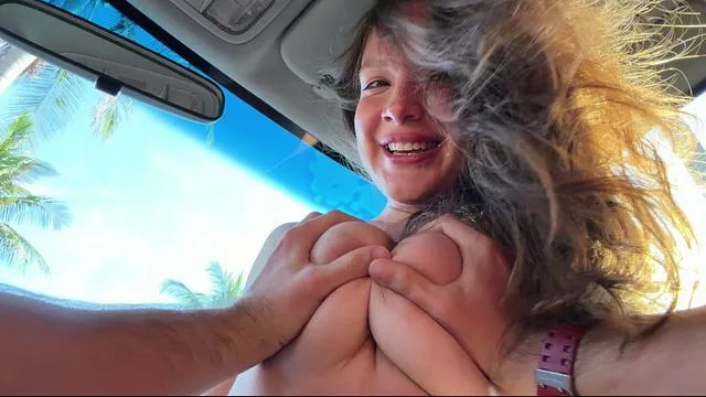 Hitchhiking Stranger Encounters in Car