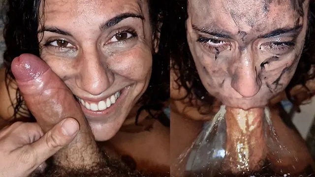 Extreme Deepthroat Piss Humiliation