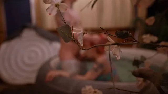 Voyeur Neighbors' Hot Tub Blowjob
