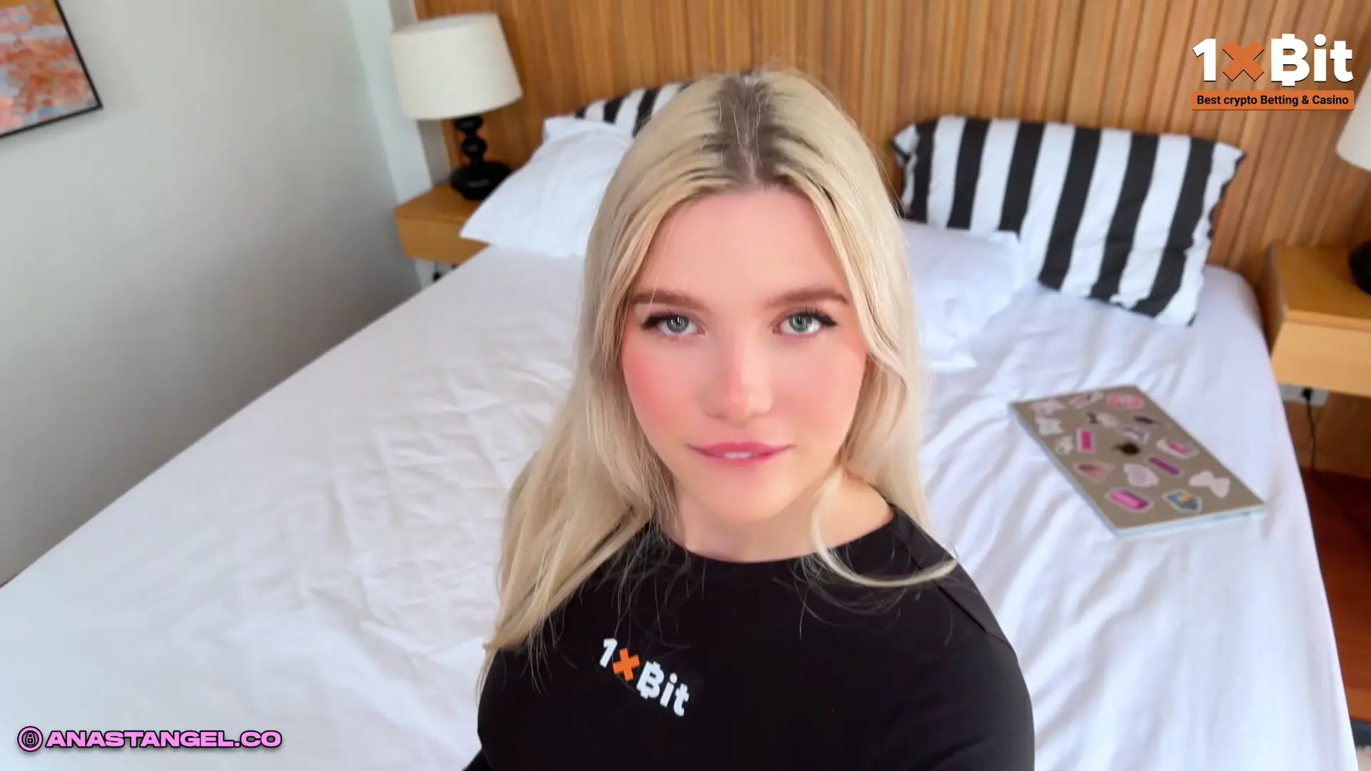 Busty blonde moans loudly in explicit POV scene