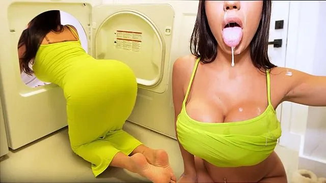 Woman Stuck in Dryer Role-Play