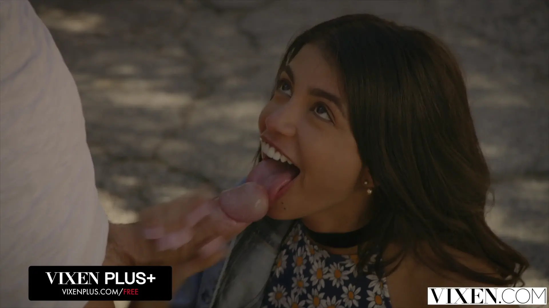 Latina Seduced by Older Man Outdoor Scenes