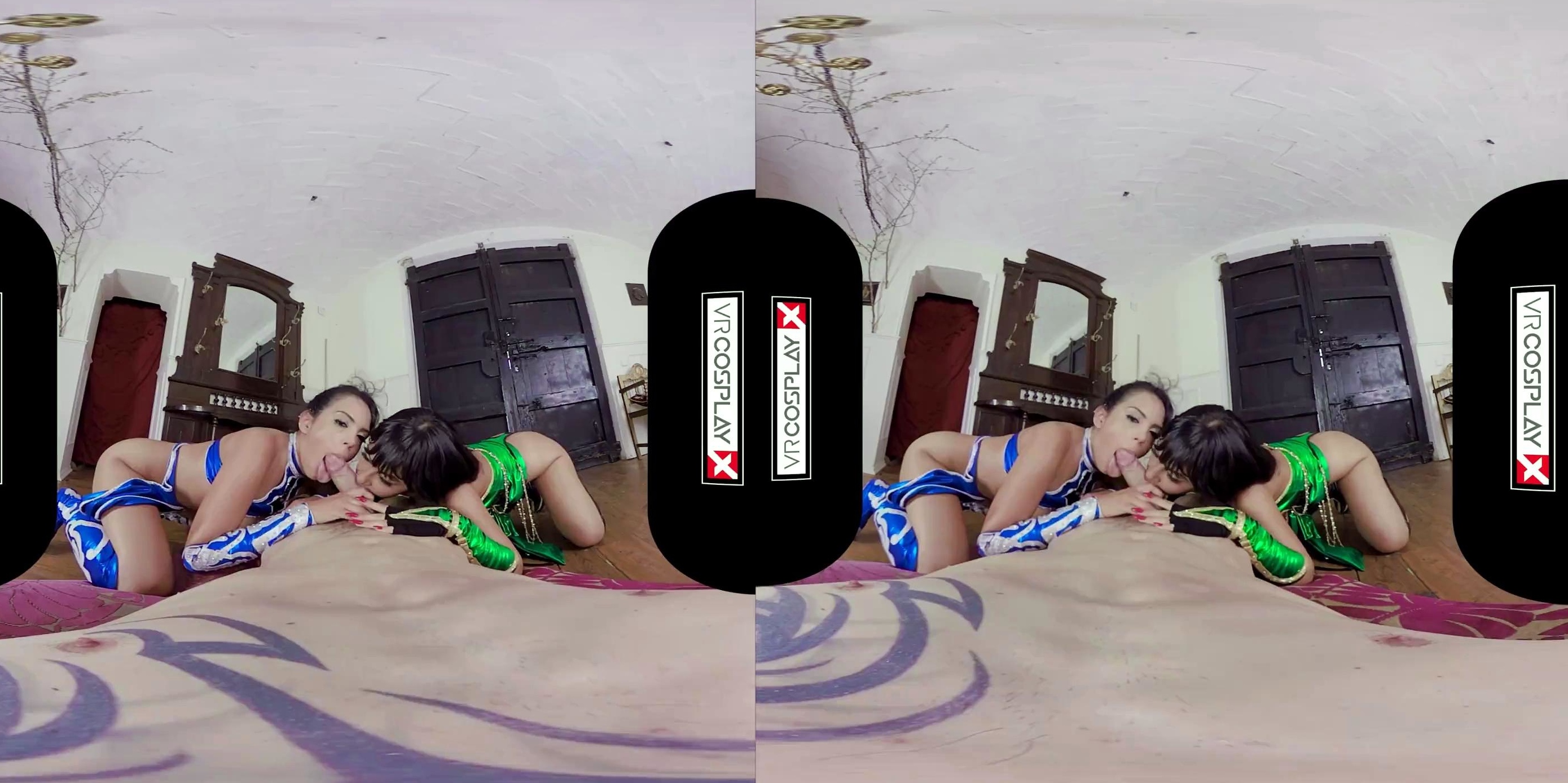 Cosplay Girls Deep Throating Blowjobs Compilation In POV VR