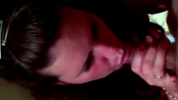 Big-Titted German Amateur's Messy Blowjob