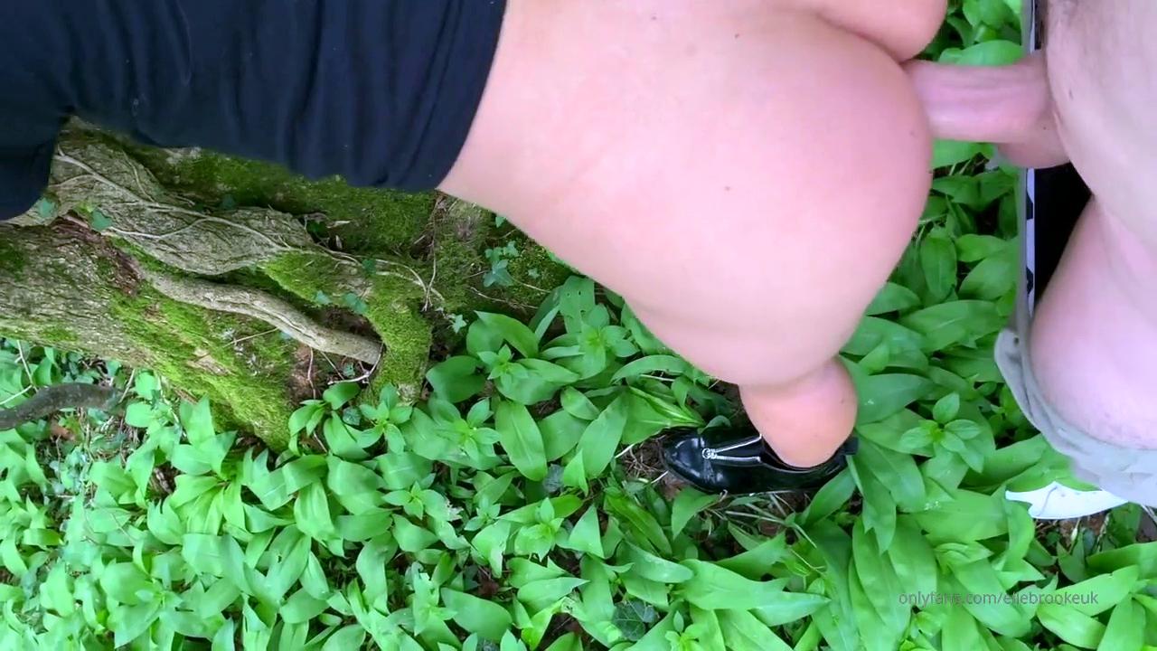 Hardcore anal sex hot blonde outdoors