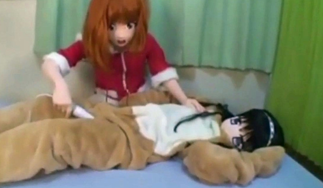 Awesome hentai anal sex with stunning excited nurse