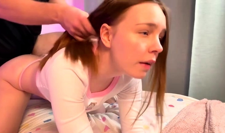 Aqua Ri - Stepsister wants to fuck. She made me cum inside